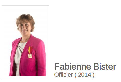 Capture d’écran d’un article de Connaître la Wallonie à propos de Fabienne Bister, publié le 18 septembre 2014 et disponible à l’adresse: http://connaitrelawallonie.wallonie.be/fr/wallons-marquants/merite/bister-fabienne#.XyfX0C06-hA